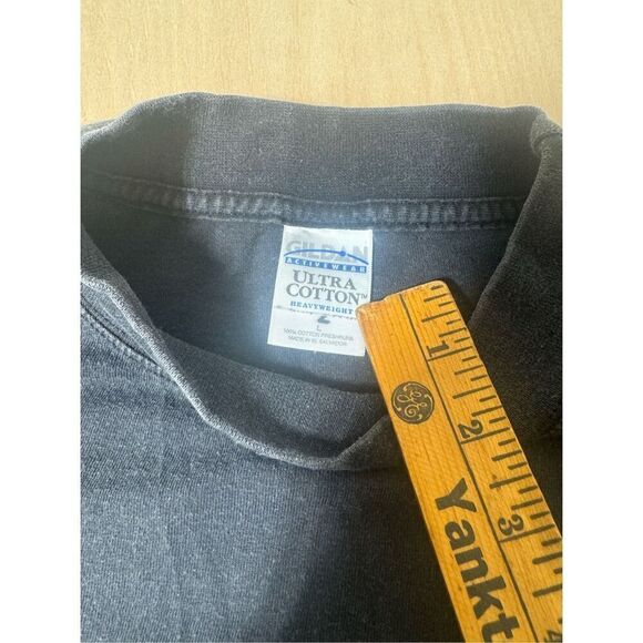 Vtg US Air Force One Team One fight Freedom Shirt L Military Army Flames Grunge - Picture 5 of 7